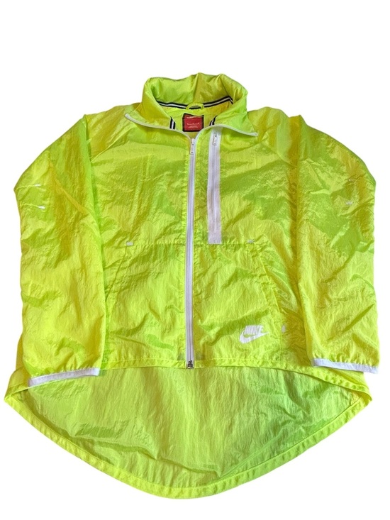 Nike Jackets & Blazers - Nike Aeroshield Running Jacket Volt Yellow Hidden Hood Women’s M